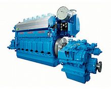 Дизельный тепловой двигатель Daihatsu Diesel серии 6DEM-23