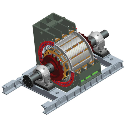 Генератор переменного тока для гидроэлектростанции / трехфазовый / индукционный / с переменной скоростью фото 4