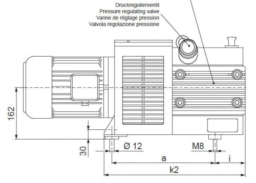 Воздушный компрессор / стационарный / с электродвигателем / лопастный фото 4