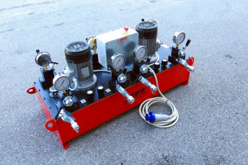 Гидравлический блок с электродвигателем / для подъема / для стройки / высокое давление фото 2