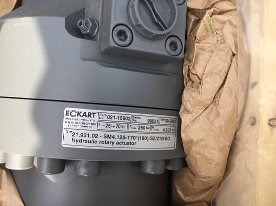 Гидравлические приводы Eckart GMBH без посредников, ответ на запрос в день обращения!