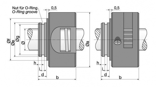 Соединительная муфта стопорное кольцо / для трансмиссионного вала / муфта для соединения валов фото 5