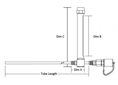Детектор уровня для жидкостей / байпас / с прямым считыванием фото 2