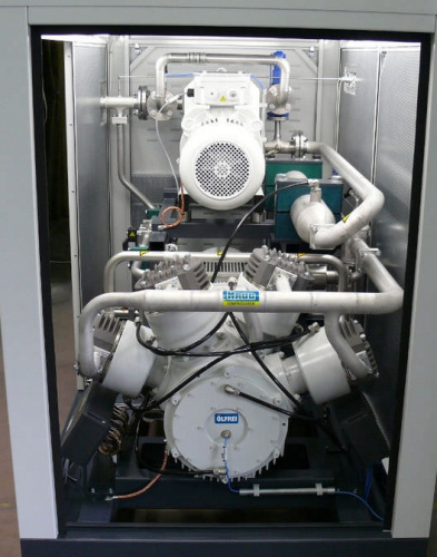Компрессор для биогаза / стационарный / с электродвигателем / поршневый фото 2