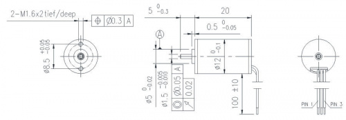 Электродвигатель синхронный Vishan Motor серии EC1220 фото 4