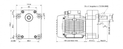 Моторедуктор 0.1 - 0.2 Nm / 1 - 5 Nm / AC / трехфазовый фото 4