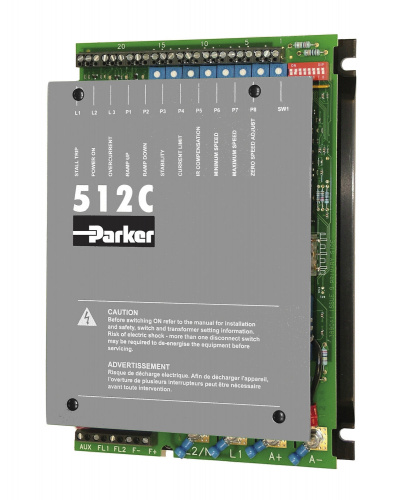 Аналоговый привод постоянного тока Parker SSD Drives Division серии 4-32 A/512C
