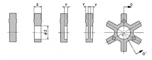 Соединительная муфта с губками / с эластомерным соединением / для трансмиссии / для малой нагрузки фото 3