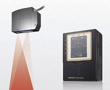 Линейный датчик перемещения / бесконтактный / лазер 2D / с выходом с временной задержкой