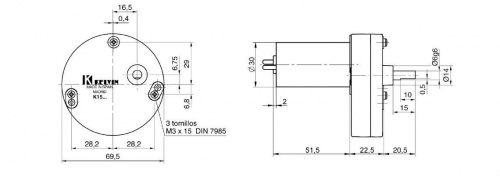 Моторедуктор 10 - 50 Вт / 50 - 100 Вт / 0.1 - 0.2 Nm / 1 - 5 Nm фото 4